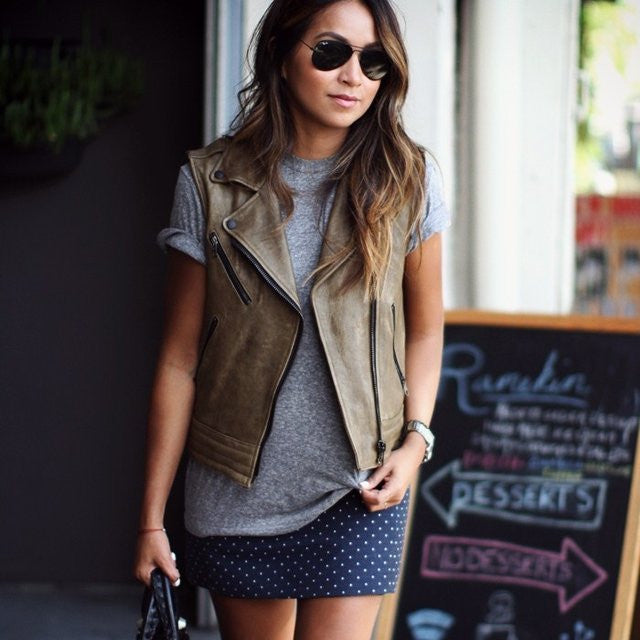 Tiny Dot Shift Skirt by Loft